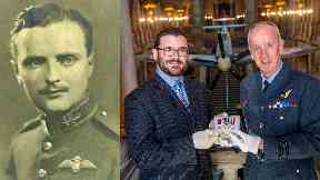 Hero: Paisley-born Archie McKellar has been honoured in a new display.