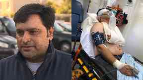 Attacked: Sajid Javed was slashed and stabbed.
