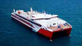 MV Alfred: The new £14m ferry is going into service.