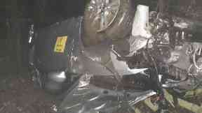 Crash: No one was seriously injured.