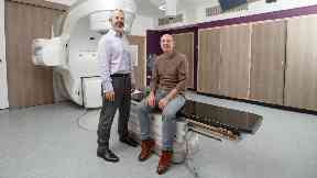 Professor Anthony Chalmers with Jak Deschner.