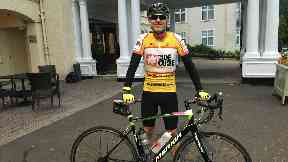 Jak will get on his bike to raise money.