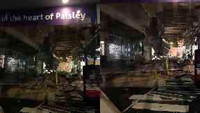 Paisley: Roof collapse.