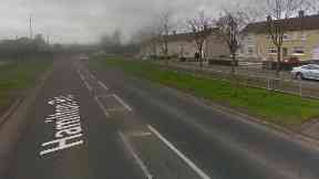 Scene: Robbery in Hamilton Road, Bellshill
