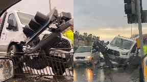 Crash: Gorgie Road.