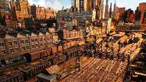 The set-up is based on a 1940s American city.