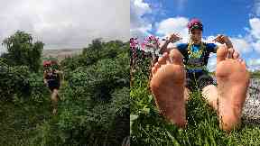 Scenic: Ms McNuff took five months to complete her challenge.