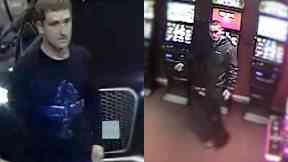 CCTV: The men are believed to be from Liverpool.