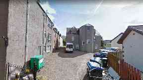 Crieff: The thieves targeted an empty flat.