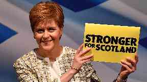 SNP: Support for independence at 50%, according to STV poll.