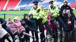 Glasgow: A conga will take place at Hampden Park.