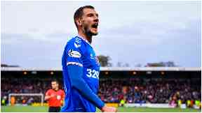 Form: Barisic has become a key player for Rangers this season.