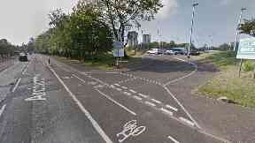 Glasgow: The man died at the scene.