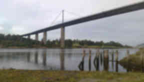 A-list: The landmark Erskine Bridge.