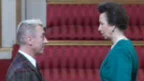 Alan Cumming receives OBE at Buckingham Palace