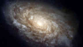 The NGC 4414 galaxy as pictured by the Hubble Space Telescope