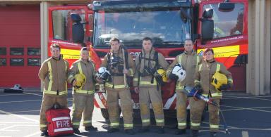 Lanarkshire firefighters become face of new fire safety campaign