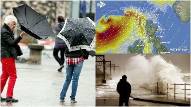 warning edinburgh travel Storm set hit Helene warning to Scotland Police as