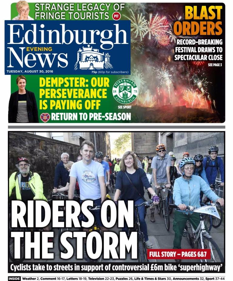 Front pages The evening paper headlines in Scotland on Tuesday STV News