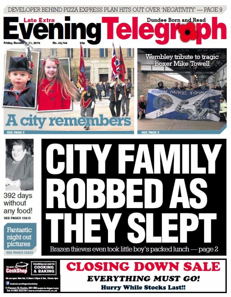 Front pages Evening newspaper headlines in Scotland on Friday STV News