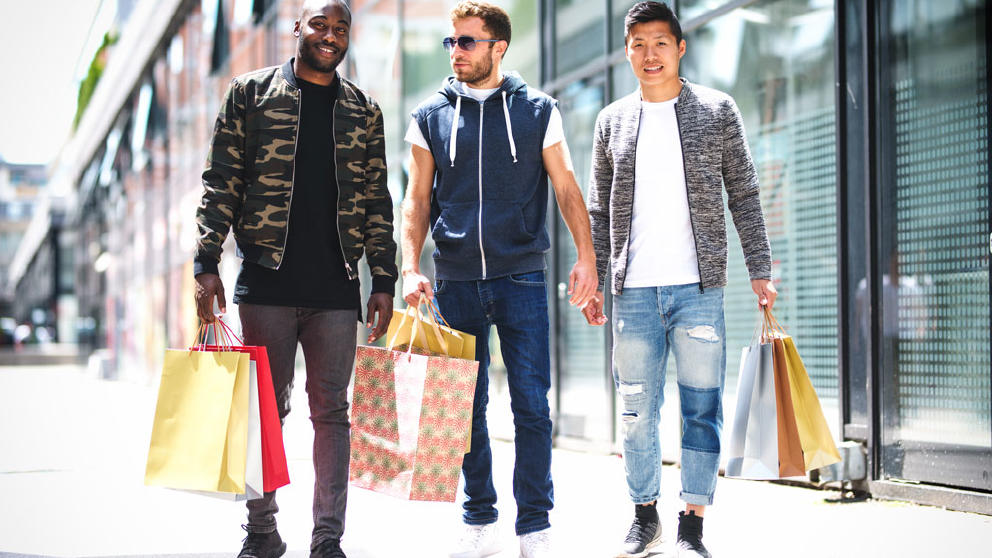 Men Shopping
